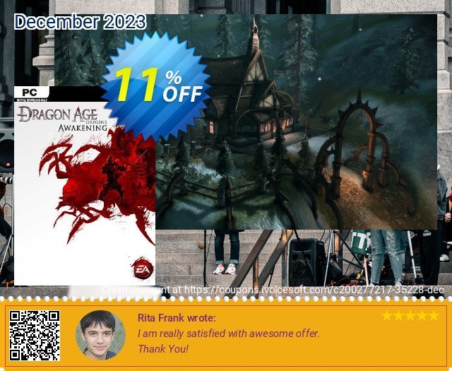 Dragon Age Origins PC 令人惊奇的 产品销售 软件截图