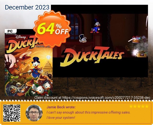 DuckTales Remastered PC (EU) discount 64% OFF, 2024 World Ovarian Cancer Day offering sales. DuckTales Remastered PC (EU) Deal 2024 CDkeys