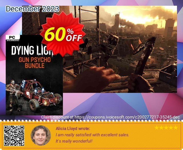 Dying Light - Gun Psycho Bundle PC - DLC discount 60% OFF, 2024 World Heritage Day offering sales. Dying Light - Gun Psycho Bundle PC - DLC Deal 2024 CDkeys