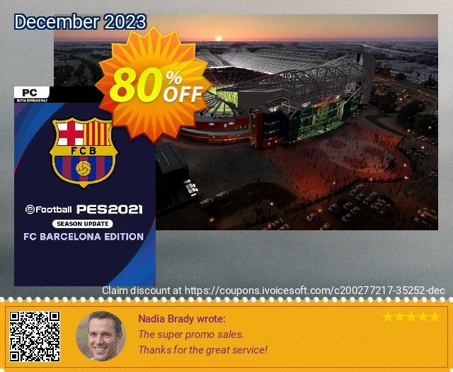 eFootball PES 2021 Barcelona Edition PC discount 80% OFF, 2024 Easter Day promotions. eFootball PES 2024 Barcelona Edition PC Deal 2024 CDkeys