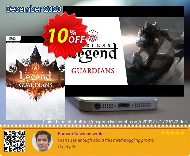 Endless Legend  Guardians PC discount 10% OFF, 2024 Easter Day sales. Endless Legend  Guardians PC Deal 2024 CDkeys