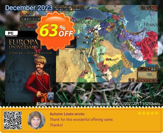 Europa Universalis IV: Cradle of Civilization PC - DLC 最 优惠券 软件截图