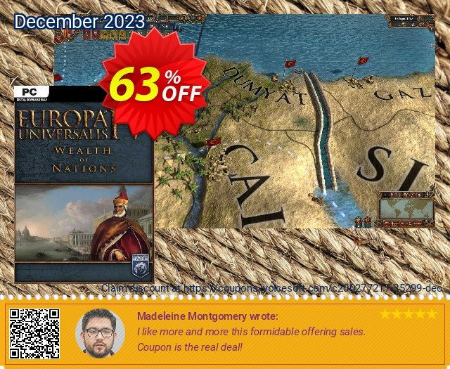Europa Universalis IV -  Wealth of Nations PC - DLC beeindruckend Promotionsangebot Bildschirmfoto