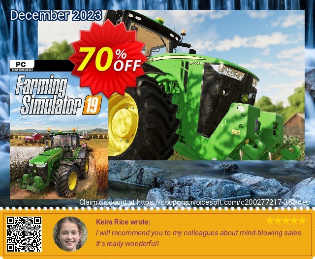 Farming Simulator 19 PC keren kupon Screenshot
