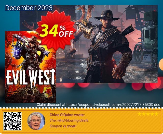 Evil West PC dahsyat kode voucher Screenshot
