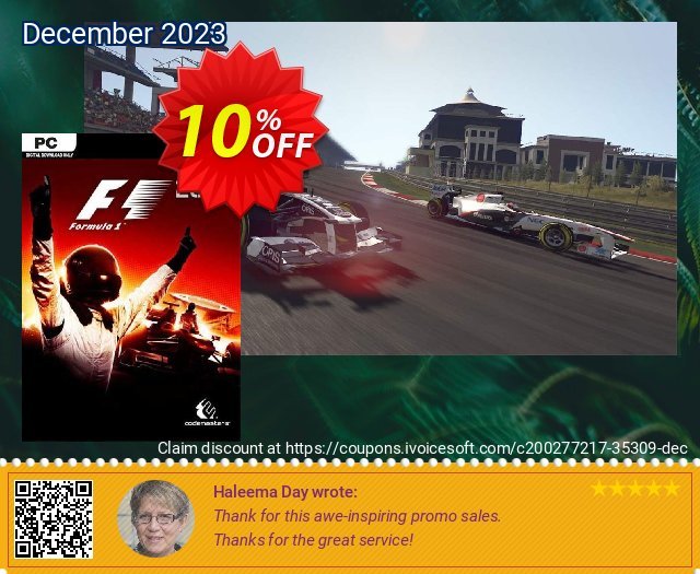F1 2011 PC exklusiv Förderung Bildschirmfoto