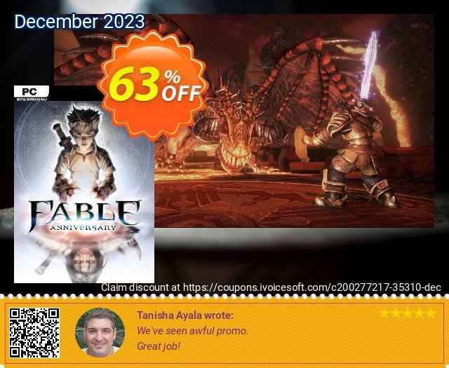 Fable Anniversary PC terbatas kupon diskon Screenshot