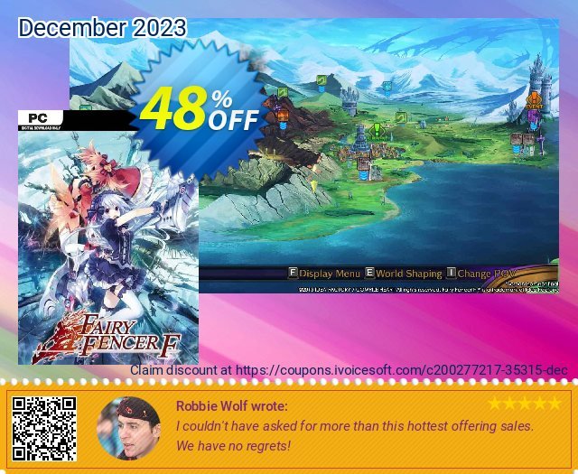 Fairy Fencer F PC unglaublich Promotionsangebot Bildschirmfoto