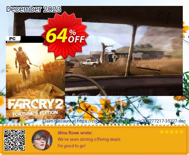 Far Cry 2 Fortune&#039;s Edition PC 惊人的 产品折扣 软件截图