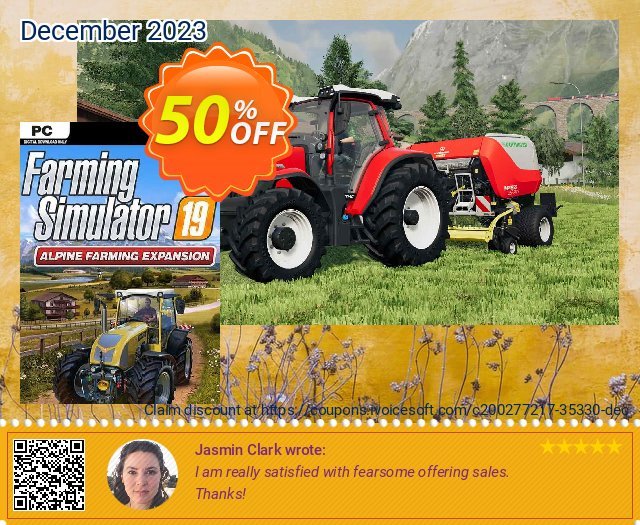 Farming Simulator 19 - Alpine Farming PC - DLC tidak masuk akal promo Screenshot