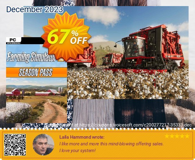 Farming Simulator 19 - Season Pass PC 令人震惊的 产品销售 软件截图