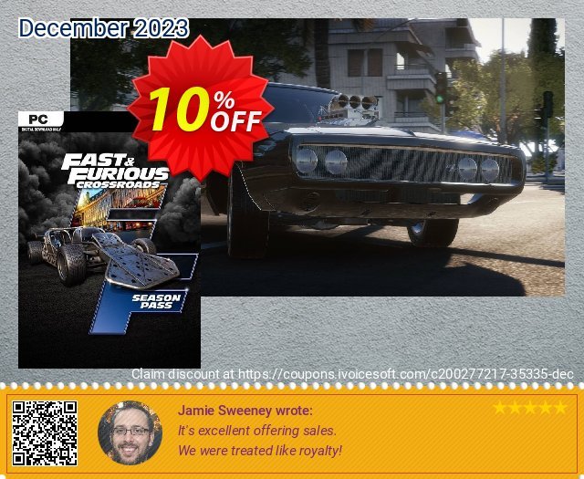 Fast and Furious Crossroads - Season Pass PC discount 10% OFF, 2024 Oceans Month promo. Fast and Furious Crossroads - Season Pass PC Deal 2024 CDkeys