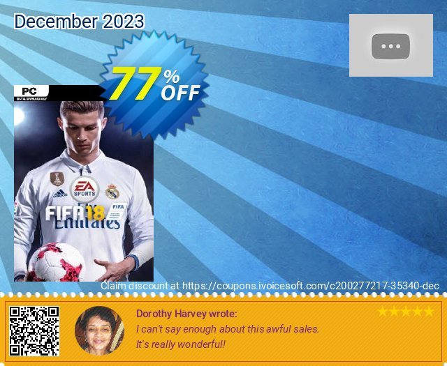 FIFA 18 PC (EU) eksklusif penawaran loyalitas pelanggan Screenshot