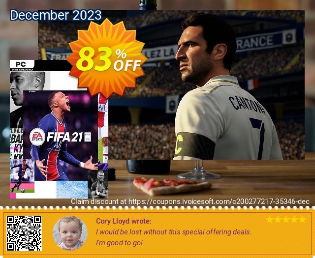FIFA 21 PC (EN) discount 83% OFF, 2024 April Fools' Day discounts. FIFA 21 PC (EN) Deal 2024 CDkeys