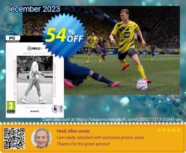 FIFA 21 - Ultimate Edition PC discount 54% OFF, 2024 Easter Day promotions. FIFA 21 - Ultimate Edition PC Deal 2024 CDkeys