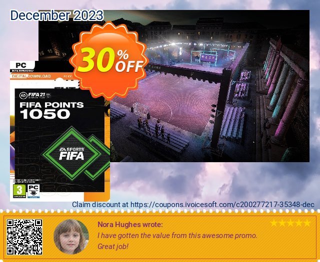 FIFA 21 Ultimate Team 1050 Points Pack PC 令人惊奇的 销售 软件截图