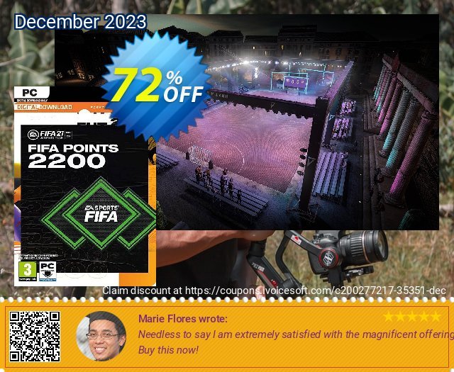 FIFA 21 Ultimate Team 2200 Points Pack PC 大的 折扣 软件截图