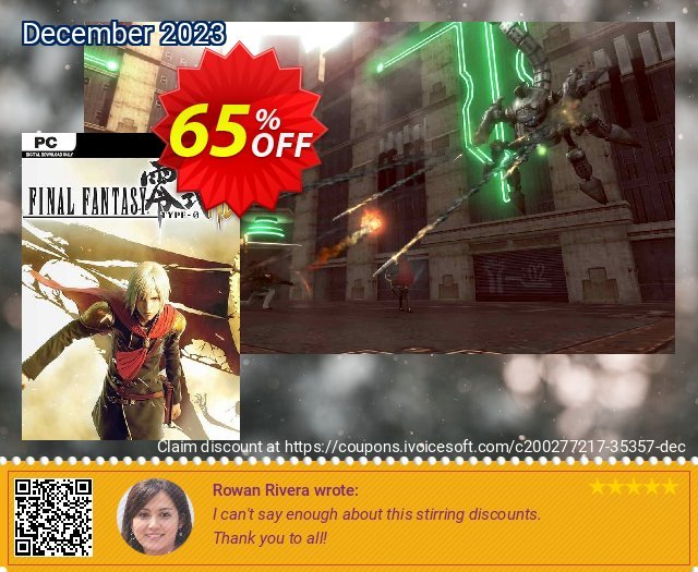 Final Fantasy Type - 0 HD PC 令人敬畏的 产品销售 软件截图