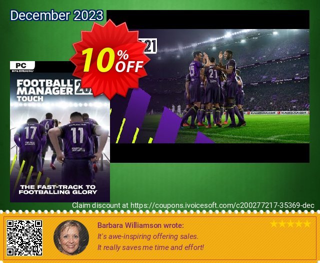 Football Manager 2021 Touch PC (EU) luar biasa baiknya penawaran promosi Screenshot