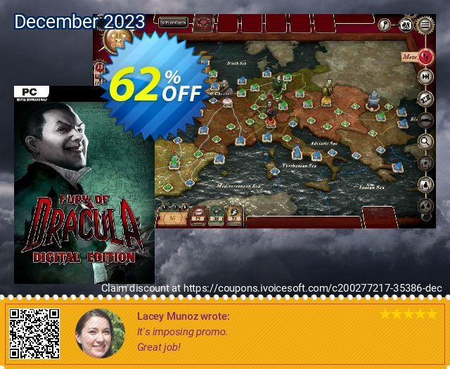 Fury of Dracula: Digital Edition PC (EN) verwunderlich Verkaufsförderung Bildschirmfoto
