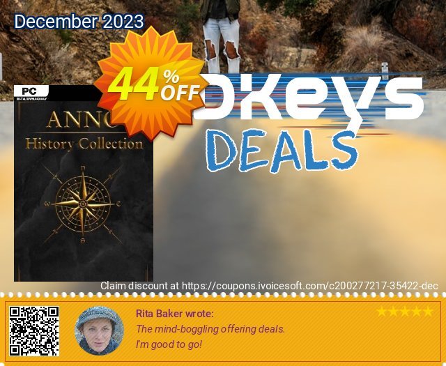 Anno - History Collection PC discount 44% OFF, 2024 World Press Freedom Day promotions. Anno - History Collection PC Deal 2024 CDkeys