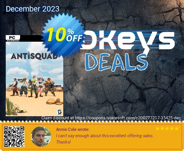 Antisquad PC discount 10% OFF, 2024 World Heritage Day deals. Antisquad PC Deal 2024 CDkeys