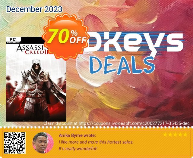 Assassin's Creed 2 PC discount 70% OFF, 2024 World Heritage Day offering sales. Assassin&#039;s Creed 2 PC Deal 2024 CDkeys
