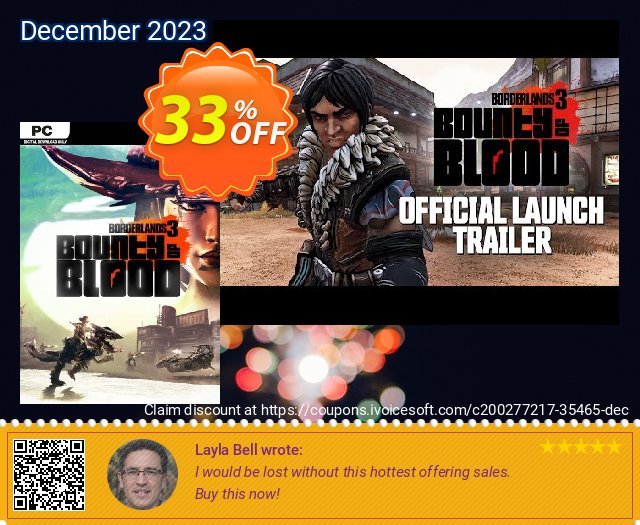 Borderlands 3: Bounty of Blood PC - DLC (Steam) (EU)  경이로운   프로모션  스크린 샷