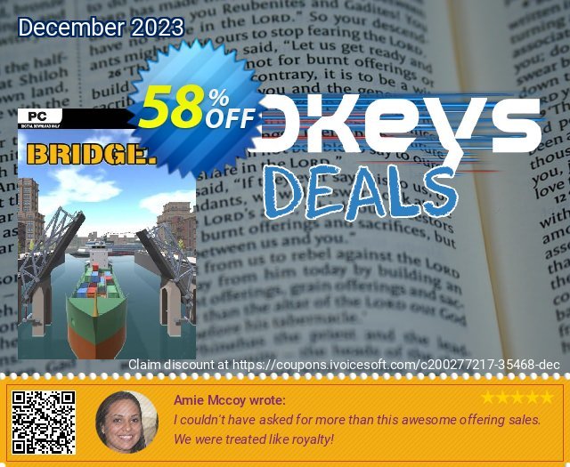 Bridge! 3 PC discount 58% OFF, 2024 World Ovarian Cancer Day promo sales. Bridge! 3 PC Deal 2024 CDkeys