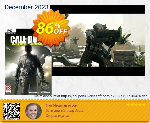 Call of Duty: Infinite Warfare PC (MEA) discount 86% OFF, 2024 Spring offering sales. Call of Duty: Infinite Warfare PC (MEA) Deal 2024 CDkeys