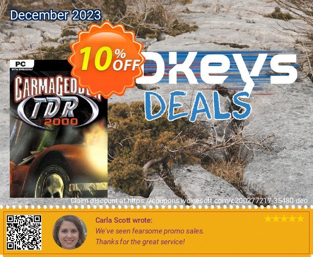 Carmageddon TDR 2000 PC discount 10% OFF, 2024 World Heritage Day promotions. Carmageddon TDR 2000 PC Deal 2024 CDkeys