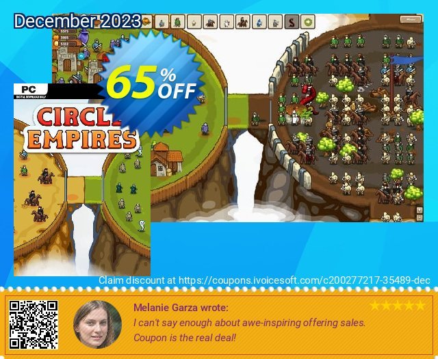 Circle Empires PC 令人吃惊的 产品销售 软件截图