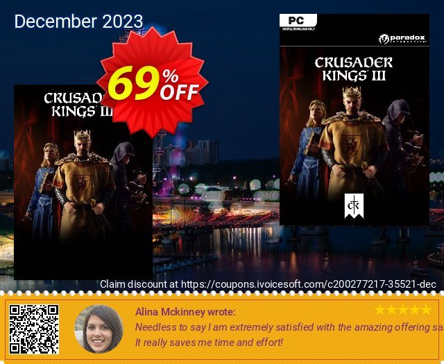 Crusader Kings III PC 令人惊讶的 折扣 软件截图