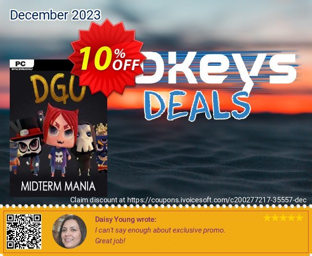 DGU  Midterm Mania PC discount 10% OFF, 2024 National Family Day offering sales. DGU  Midterm Mania PC Deal 2024 CDkeys