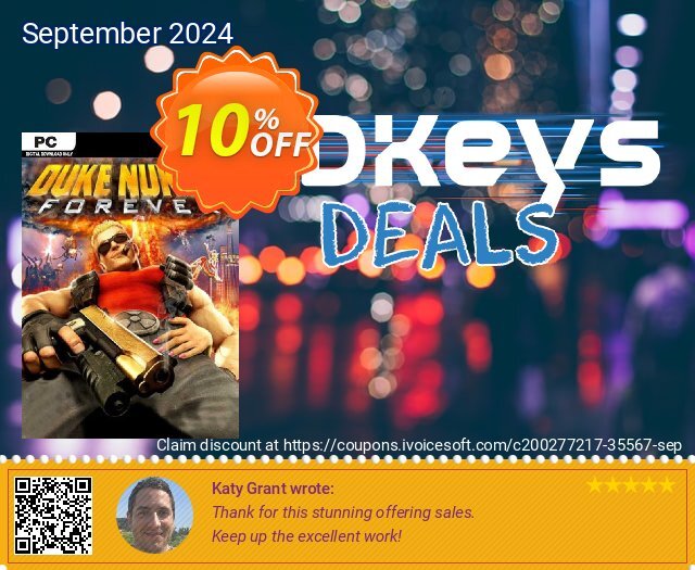 Duke Nukem Forever PC discount 10% OFF, 2024 Cheese Pizza Day offering sales. Duke Nukem Forever PC Deal 2024 CDkeys