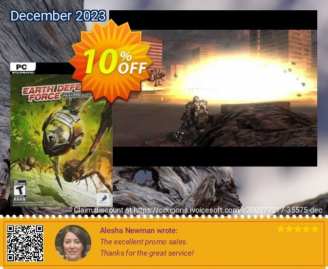 Earth Defense Force Insect Armageddon PC 激动的 优惠 软件截图