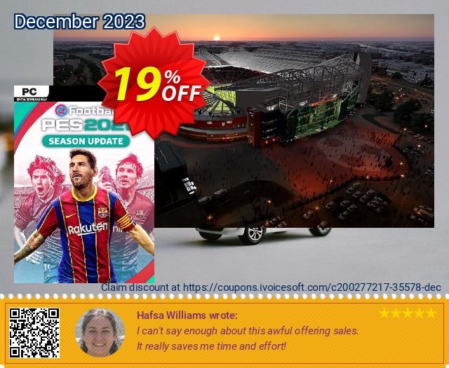 eFootball PES 2021 PC discount 19% OFF, 2024 Resurrection Sunday offer. eFootball PES 2024 PC Deal 2024 CDkeys