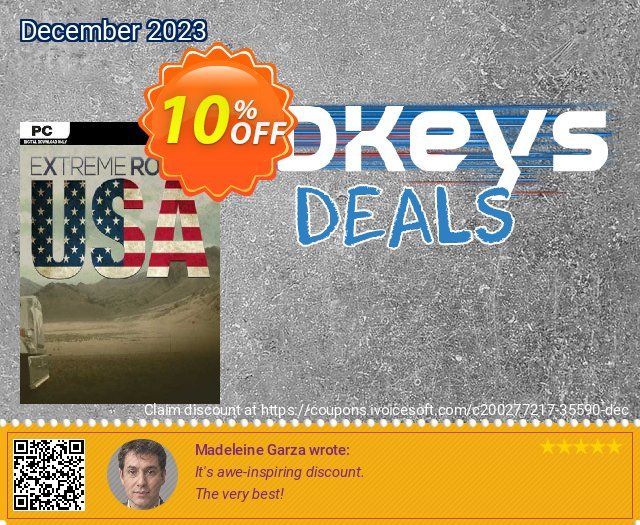 Extreme Roads USA PC discount 10% OFF, 2024 Labour Day offering sales. Extreme Roads USA PC Deal 2024 CDkeys