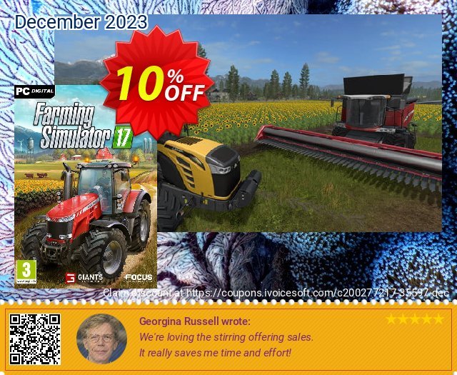 Farming Simulator 17 PC khas penawaran sales Screenshot