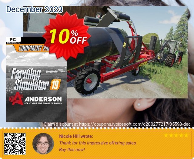 Farming Simulator 19 - Anderson Group Equipment Pack PC atemberaubend Beförderung Bildschirmfoto
