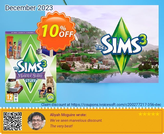 The Sims 3: Master Suite Stuff PC discount 10% OFF, 2024 April Fools' Day offering sales. The Sims 3: Master Suite Stuff PC Deal