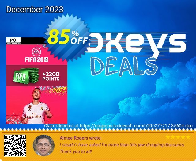 FIFA 20 PC + 2200 FIFA Points Bundle discount 85% OFF, 2024 African Liberation Day offering sales. FIFA 20 PC + 2200 FIFA Points Bundle Deal 2024 CDkeys