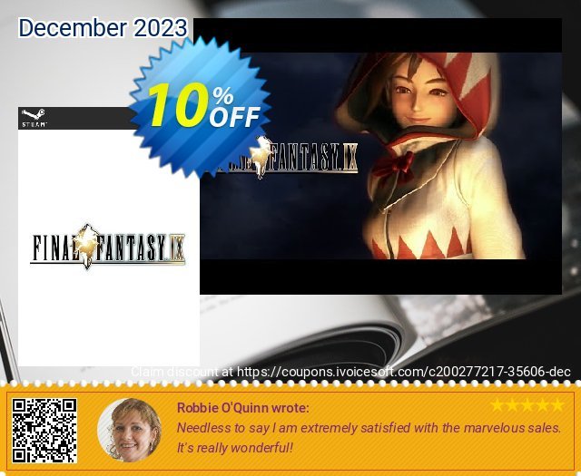 Final Fantasy IX 9 PC 令人印象深刻的 促销 软件截图