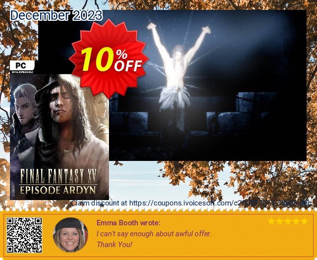 Final Fantasy XV 15 Episode Ardyn PC discount 10% OFF, 2024 World Ovarian Cancer Day offering sales. Final Fantasy XV 15 Episode Ardyn PC Deal 2024 CDkeys