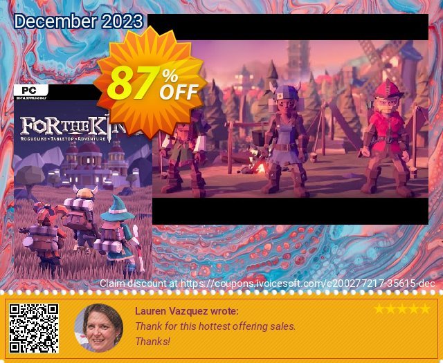 For the King PC discount 87% OFF, 2024 Mother's Day offer. For the King PC Deal 2024 CDkeys