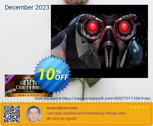 Galactic Civilizations III  Mega Events DLC PC discount 10% OFF, 2024 Mother Day offering deals. Galactic Civilizations III  Mega Events DLC PC Deal 2024 CDkeys