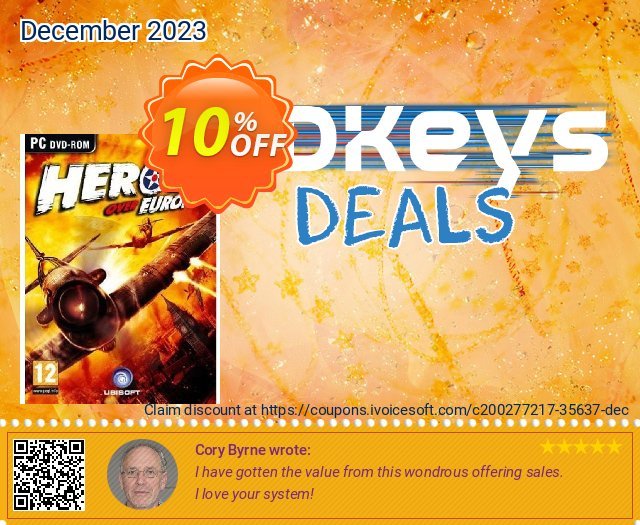 Heroes Over Europe (PC) discount 10% OFF, 2024 Grandparents Day offering sales. Heroes Over Europe (PC) Deal 2024 CDkeys