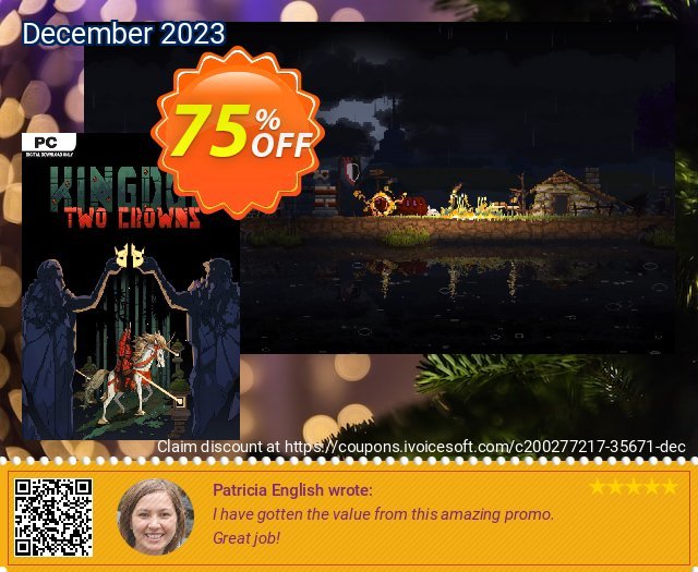 Kingdom Two Crowns PC discount 75% OFF, 2024 Mother Day deals. Kingdom Two Crowns PC Deal 2024 CDkeys