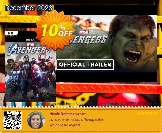 Marvel&#039;s Avengers Beta Access PC yg mengagumkan kode voucher Screenshot