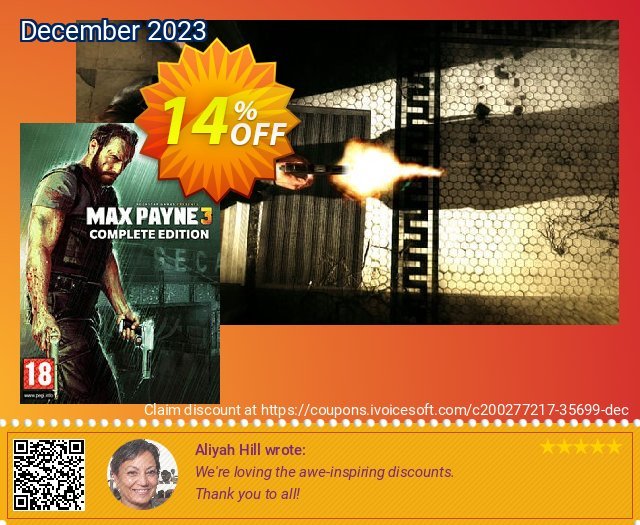 Max Payne 3 Complete Edition PC discount 14% OFF, 2024 Spring offering sales. Max Payne 3 Complete Edition PC Deal 2024 CDkeys